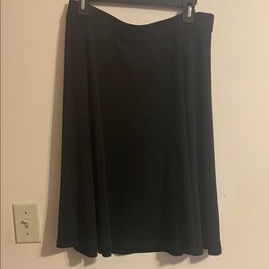 George Classic Black A-Line Skirt